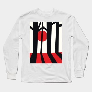 Vintage Japan Landscape Long Sleeve T-Shirt